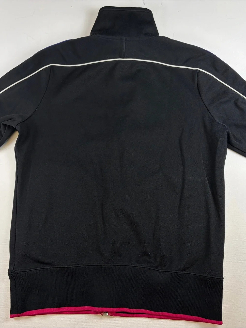 NIKE SPORTSWEAR WOMENS BLACK BLUE PINK FULL ZIP TRACK JACKET GREEN LOGO SIZE S